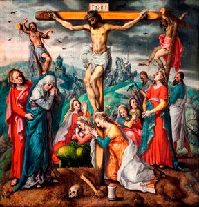 La crocifissione da Pieter Aertsen