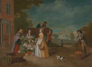 Il venditore di verdure da Pieter Angillis