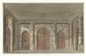 Progetto per una scenografia di un