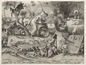 I sette peccati capitali: Ira da Pieter Bruegel the Elder