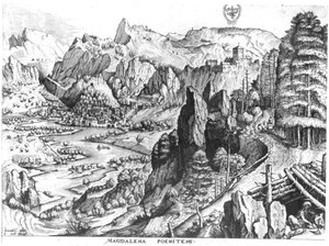 La Maddalena penitente, incisa da Hieronymus Bosch (c.1510-70) c. 1555-57 da Pieter Bruegel the Elder