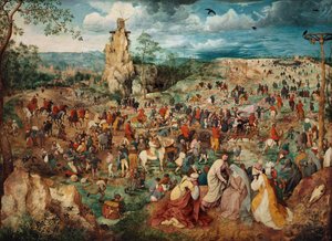Tedesco: Kreuztragung Christi La processione al Calvario