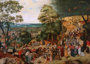 Cristo porta la croce da Pieter Brueghel the Younger