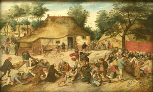 Il matrimonio contadino da Pieter Brueghel the Younger