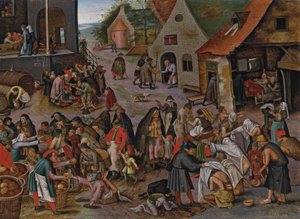 I sette atti di misericordia da Pieter Brueghel the Younger