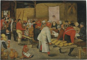Il banchetto di nozze da Pieter Brueghel the Younger