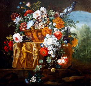Rose, peonie, margherite e altri fiori