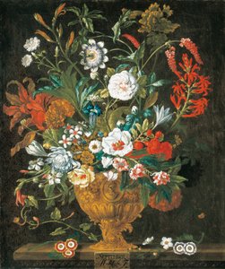 Settembre, dai Dodici Mesi di Fiori, un calendario floreale di nature morte da Pieter Casteels