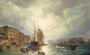 Il bacino di Londra, 1861 da Pieter Christiaan Cornelis Dommelshuizen