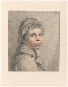 Studio della testa di un ragazzo da Pieter Christoffel Wonder (signed by artist)