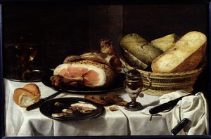 Natura morta con prosciutto