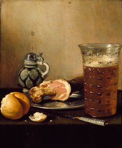 Natura Morta con Prosciutto da Pieter Claesz