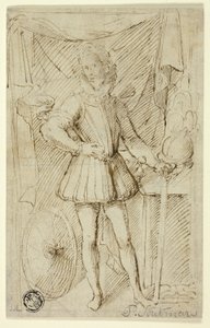 Ritratto di nobile in armatura da Pieter Claesz. Soutman
