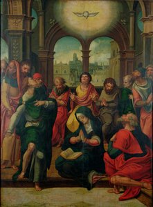 Discesa dello Spirito Santo da Pieter Coecke van Aelst