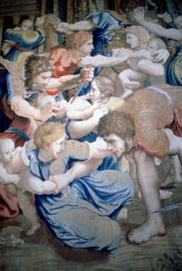 Dettaglio di un arazzo raffigurante la Strage degli Innocenti, c.1520-31 da Pieter Coecke van Aelst