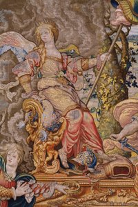 Arazzo fiammingo. Serie I sette peccati capitali: Vanità. Cartonista Pieter Coecke van Aelst. Atelier di Bruxelles. Ca 1542-1544. da Pieter Coecke van Aelst