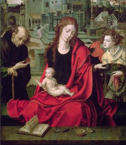 La Sacra Famiglia, XVI secolo da Pieter Coecke van Aelst
