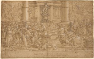 Il sacrificio a Listra da Pieter Coecke van Aelst