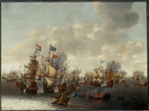 La battaglia navale dei quattro giorni da Pieter Cornelisz. Soest