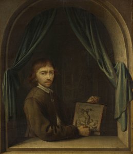 Ritratto di un pittore da Pieter Cornelisz. van Egmondt (attributed to)