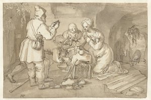 Adorazione dei pastori da Pieter Cornelisz. van Rijck
