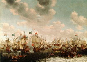 La battaglia dei quattro giorni da Pieter Cornelisz van Soest