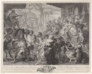 Ratto delle Sabine da Pieter Franciscus Martenasie