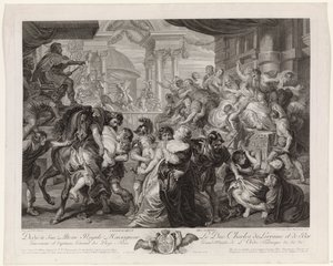 Ratto delle Sabine da Pieter Franciscus Martenasie