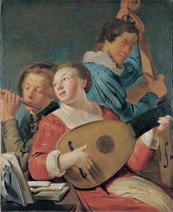Musicisti, c.1623 da Pieter Fransz de Grebber