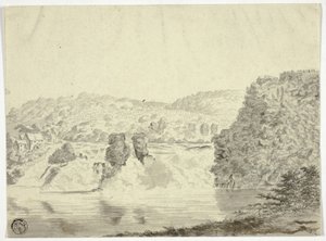 Cascata del Rodano vicino a Schafhausen da Pieter Gaal