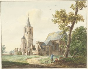 La chiesa di Warmond da Pieter Gerardus van Os