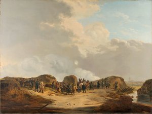 La mezzaluna costruita durante l