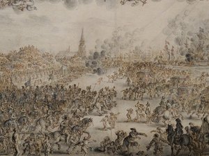 La partenza di Carlo II da Scheveningen da Pieter Hendricksz Schut
