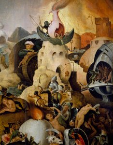 Giudizio Universale, ca 1554, dipinto di Pieter Huys, olio su tavola da Pieter Huys