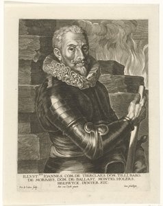 Ritratto di Johann Tserclaes, Conte di Tilly da Pieter I Jode de