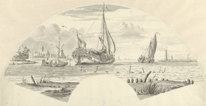 Veduta di alcune barche sull