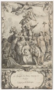 Progetto di frontespizio per Frederick Hendrick van Nassauw da Pieter Jansz