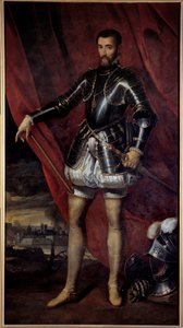Ritratto a figura intera di Francesco di Lorena, Duca di Guisa (1519-1563). Dipinto di Pieter Pourbus (1523-1584) XVII secolo Nancy, Museo delle Belle Arti da Pieter Jansz. Pourbus