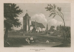 Chiesa di St Pancras da Pieter Jansz. Quast