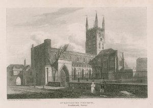 Chiesa di San Salvatore, Southwark, Surrey da Pieter Jansz. Quast