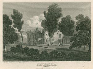 Strawberry Hill, Twickenham, Londra; La residenza della Contessa Vedova Waldegrave da Pieter Jansz. Quast