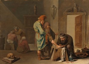 Il funzionamento del piede da Pieter Jansz. Quast
