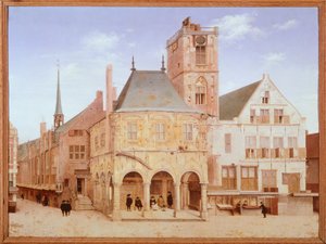 Vecchio municipio di Amsterdam di Pieter Saenredam, Paesi Bassi da Pieter Jansz Saenredam