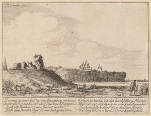 Rovine del castello di Assemburg da Pieter Jansz Saenredam