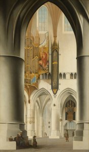 Interno della Chiesa di San Bavone a Haarlem da Pieter Janszoon Saenredam