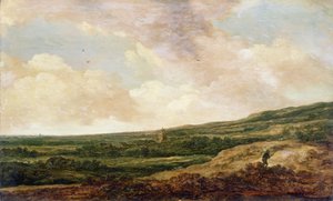 Paesaggio con cacciatore