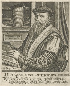 Ritratto di Adam Maeus da Pieter Nagel