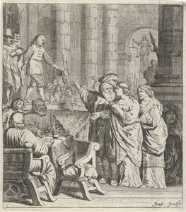 Don Giovanni e Costanza in tribunale da Pieter Nolpe