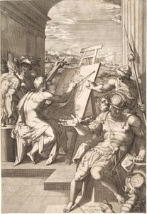 Allegoria della pittura da Pieter Perret