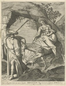 Fuga in Egitto da Pieter Perret